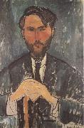 Amedeo Modigliani Leopold Zborowski a la canne (mk38) oil painting picture wholesale